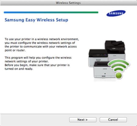 Samsung Easy Wireless Setup